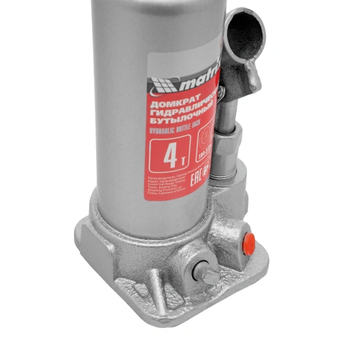 Домкрат гидравлический бутылочный, 4 т, высота подъема 194-372 мм, в пластиковый кейсе Matrix по ценам производителя в Челябинске с доставкой по всей России