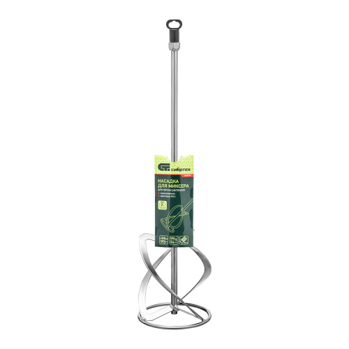 Насадка для миксера, для легких растворов, 160 х 590 мм, оцинкованная, хвостовик резьба М14 Сибртех по ценам производителя в Челябинске с доставкой по всей России