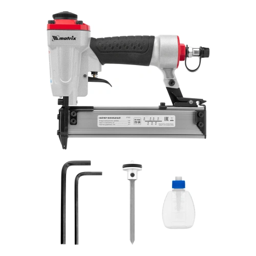 Нейлер финишный, шпилькозабивной пистолет, пневматический, гвоздь 23GA D 0.64 мм  длина 10-30 мм Matrix по ценам производителя в Челябинске с доставкой по всей России