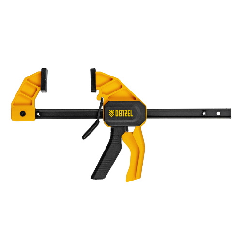 Струбцина F-образная, быстрозажимная, 150 х 55 мм, усиленный нейлоновый корпус Denzel по ценам производителя в Челябинске с доставкой по всей России