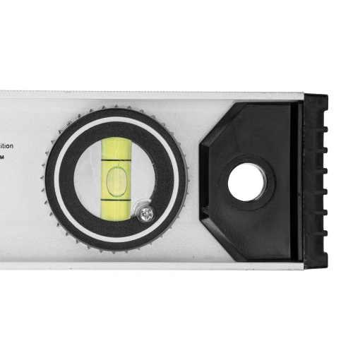 Уровень алюминиевый "Рельс", 400 мм, 3 глазка (1 поворотный) Matrix по ценам производителя в Челябинске с доставкой по всей России