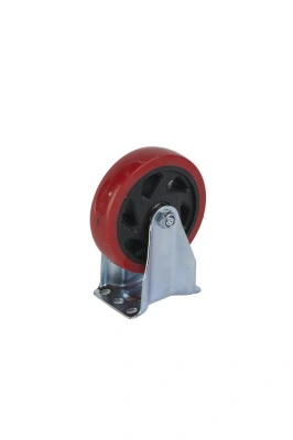 Колесо неповоротное усиленное полиуретан FCM 55 125 мм по ценам производителя в Челябинске с доставкой по всей России