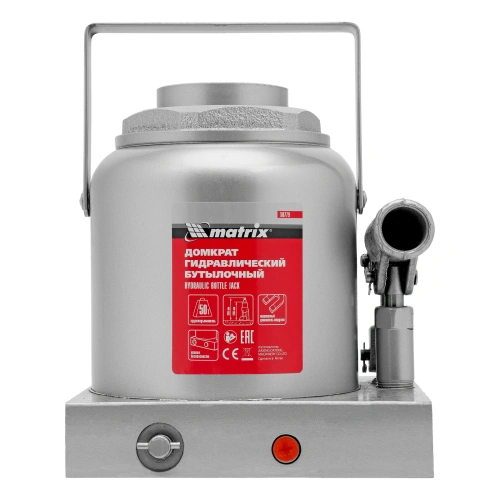Домкрат гидравлический бутылочный, 50 т, h подъема 236-356 мм Matrix по ценам производителя в Челябинске с доставкой по всей России