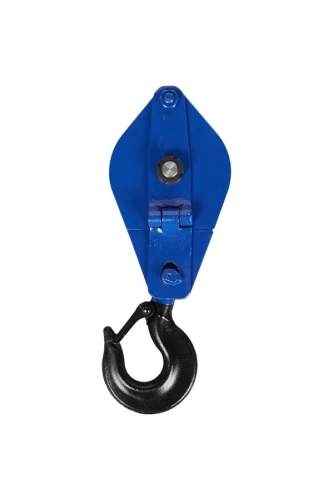 Блок монтажный однорольный с крюком TOR 1 т с откидной щекой (S) по ценам производителя в Челябинске с доставкой по всей России