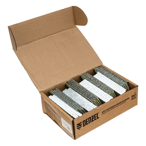 Гвозди для пнев. нейлера (оцинк.) длина - 90 мм, диам. - 3,05 мм, 2000 шт. Denzel по ценам производителя в Челябинске с доставкой по всей России