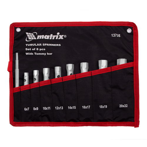 Набор ключей трубчатых торцевых 9 предметов Matrix по ценам производителя в Челябинске с доставкой по всей России