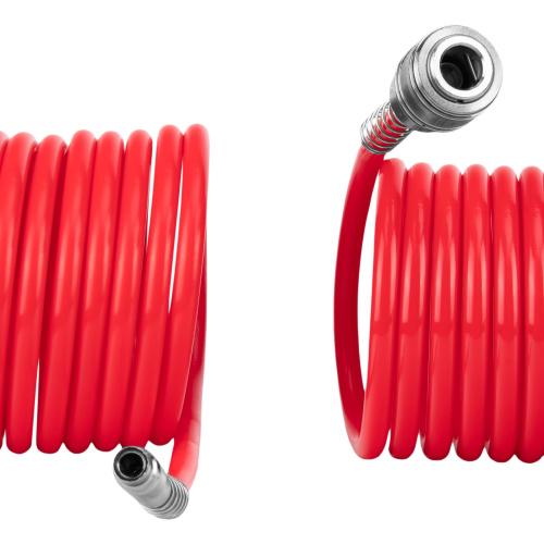 Шланг спиральный воздушный, 10 м, с быстросъемными соединениями Matrix по ценам производителя в Челябинске с доставкой по всей России