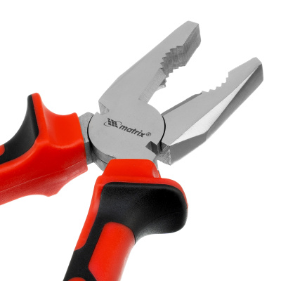 Плоскогубцы Nickel, никелированные 200 мм, двухкомпонентные рукоятки Matrix по ценам производителя в Челябинске с доставкой по всей России