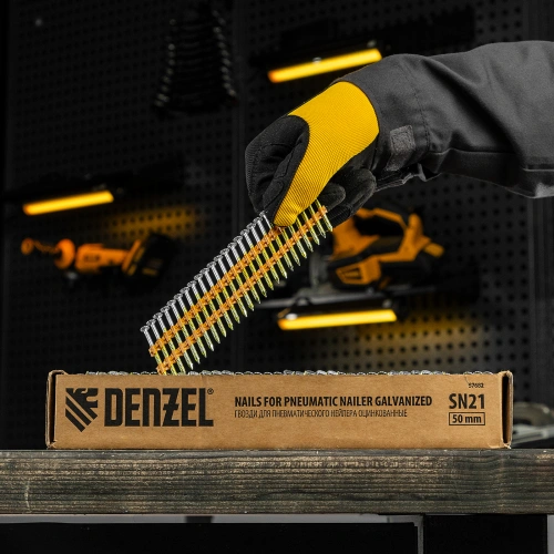 Гвозди для пнев. нейлера (оцинк.) длина - 50 мм, диам. - 2,9 мм, 2000 шт. Denzel по ценам производителя в Челябинске с доставкой по всей России