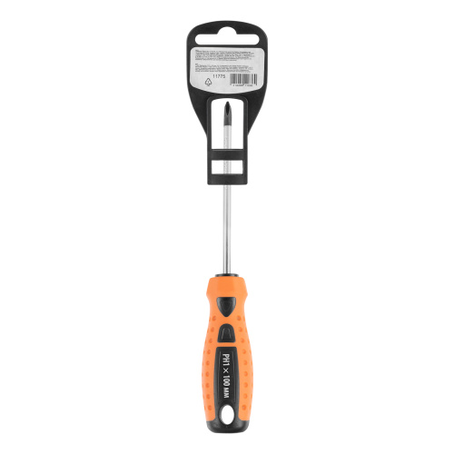 Отвертка "Point", PH1 х 100 мм, CS, двухкомпонентная рукоятка Sparta по ценам производителя в Челябинске с доставкой по всей России