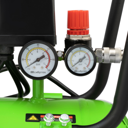 Компрессор безмаслянный малошумный МБ 2250/100, 2250 Вт, 100л, 400 л/мин Сибртех по ценам производителя в Челябинске с доставкой по всей России