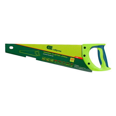 Ножовка по дереву"Зубец" для точных пильных работ, 400 мм, каленый зуб 2D, 14 TPI, двухкомпонентная рукоятка Сибртех по ценам производителя в Челябинске с доставкой по всей России