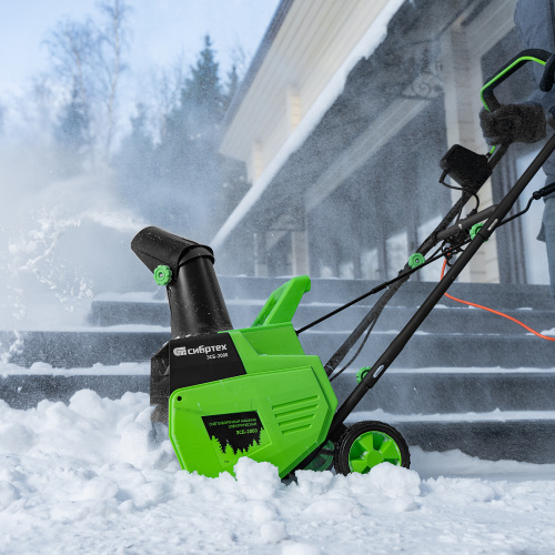 Снегоуборочная машина электрическая ЭСБ-2000, 2 кВт Сибртех по ценам производителя в Челябинске с доставкой по всей России