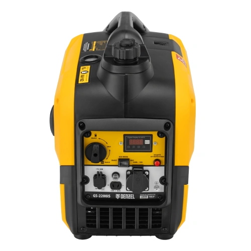 Генератор инверторный GS-2200iS, 2,2 кВт, 230 В, закрытый корпус, ручной старт DENZEL по ценам производителя в Челябинске с доставкой по всей России
