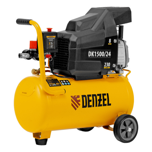 Компрессор воздушный DK1500/24, Х-PRO 1.5 кВт, 230 л/мин, 24 л Denzel по ценам производителя в Челябинске с доставкой по всей России