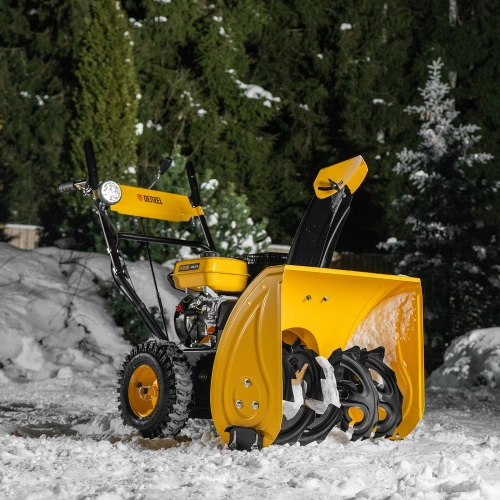 Бензиновая снегоуборочная машина SBM 610, 212 cc, ручной старт, фара Denzel по ценам производителя в Челябинске с доставкой по всей России