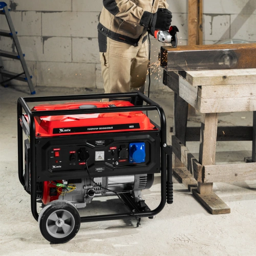 Генератор бензиновый RS-9000, 7 кВт, 230В, ручной стартер MTX по ценам производителя в Челябинске с доставкой по всей России