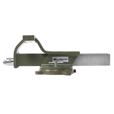 Тиски слесарные, 200 мм, стальные, поворотные Сибртех по ценам производителя в Челябинске с доставкой по всей России