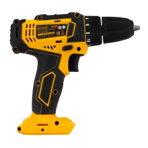 Дрель-шуруповерт аккумуляторная CDL-18-0, Li-Ion, 18 В Denzel по ценам производителя в Челябинске с доставкой по всей России