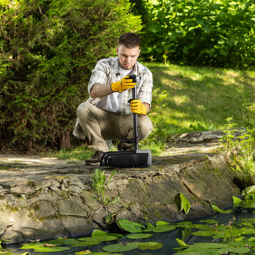 Насос фонтанный FNP90-39, 92 Вт, подъем 3,9 м, 3200 л/ч, колокольчик/каскад/гейзер Denzel по ценам производителя в Челябинске с доставкой по всей России