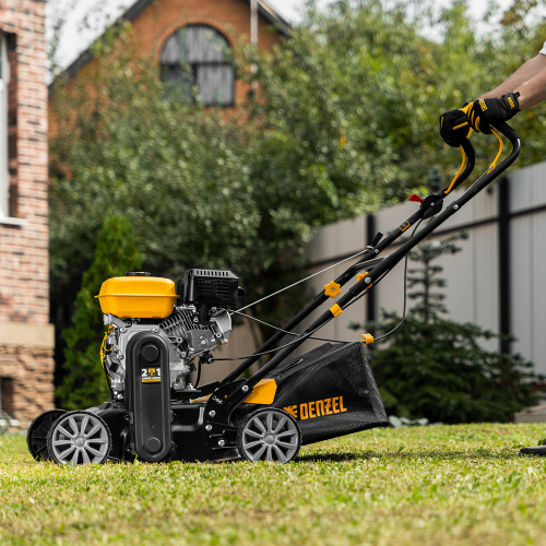 Скарификатор-аэратор бензиновый SAG-400, 212 см3, -15/+10 мм, 40 см Denzel по ценам производителя в Челябинске с доставкой по всей России