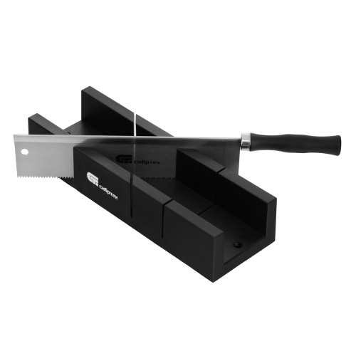 Стусло пластиковое 300х60 мм, пила 250 мм Сибртех по ценам производителя в Челябинске с доставкой по всей России