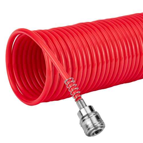 Шланг спиральный воздушный, 15 м, с быстросъемными соединениями Matrix по ценам производителя в Челябинске с доставкой по всей России