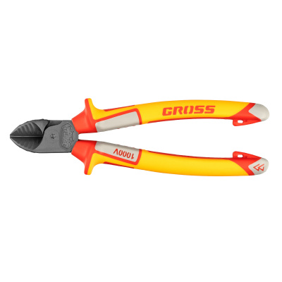 Бокорезы, диэлектрические рукоятки, до 1000 В, трехкомпонентные рукоятки, 180 мм Gross по ценам производителя в Челябинске с доставкой по всей России