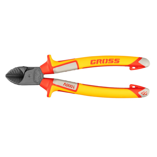 Бокорезы, диэлектрические рукоятки, до 1000 В, трехкомпонентные рукоятки, 180 мм Gross по ценам производителя в Челябинске с доставкой по всей России