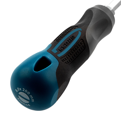 Отвертка SL8x 200 мм, S2, трехкомпонентная рукоятка Gross по ценам производителя в Челябинске с доставкой по всей России