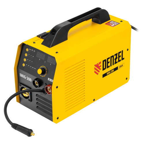 Аппарат инвертор. полуавтомат. cварки IMIG-200, 200 А, ПВ 60%, катушка 5 кг Denzel по ценам производителя в Челябинске с доставкой по всей России