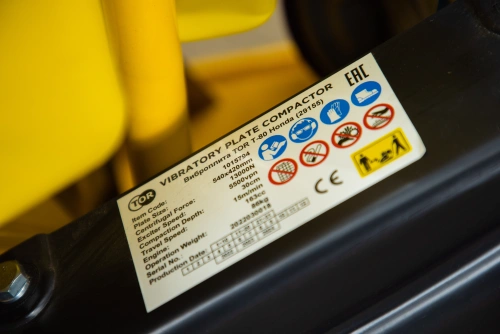 Виброплита 85 кг, 13кН (Honda) бак, коврик, колесный комплект TOR T-80 по ценам производителя в Челябинске с доставкой по всей России