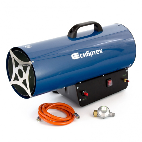 Газовая тепловая пушка СТГ-50, 50 кВт, 1400 м3/ч, пропан-бутан Сибртех по ценам производителя в Челябинске с доставкой по всей России