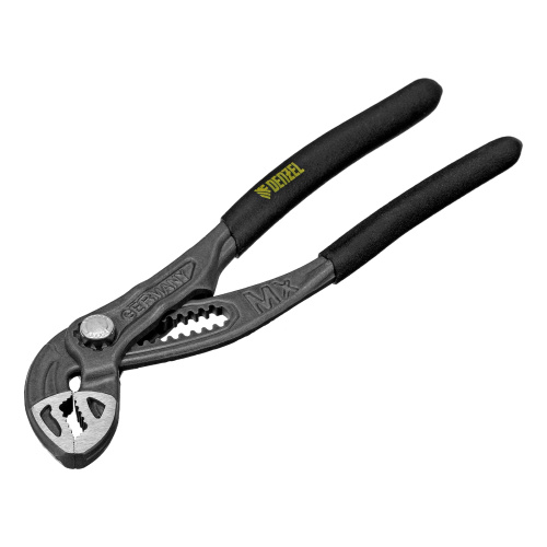 Клещи переставные, кнопочный механизм, обливные рукоятки, 180 мм Denzel по ценам производителя в Челябинске с доставкой по всей России