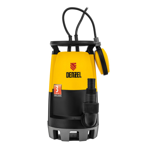 Дренажный насос для чистой и грязной воды DP450S, 450 Вт, напор 6 м, 12000 л/ч Denzel по ценам производителя в Челябинске с доставкой по всей России