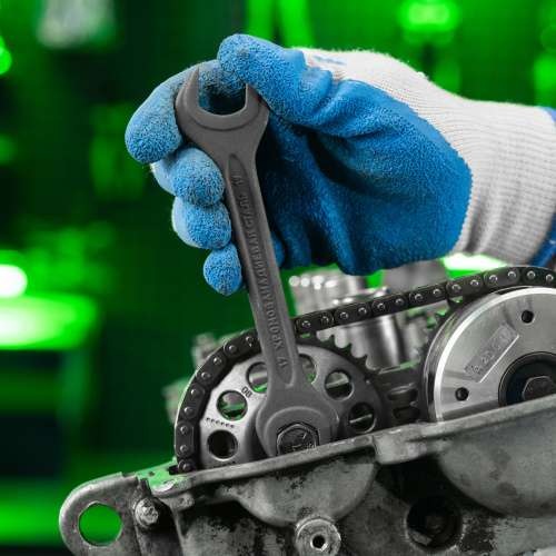 Набор ключей рожковых, 6 - 24 мм, 8 шт., CrV, фосфатированные Сибртех по ценам производителя в Челябинске с доставкой по всей России