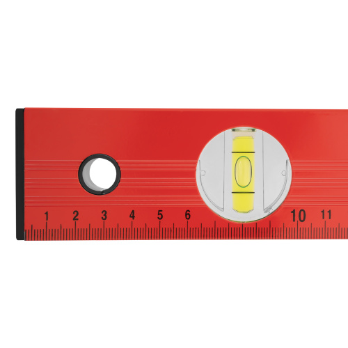 Уровень алюминиевый, 600 мм, 3 глазка, красный, линейка Matrix по ценам производителя в Челябинске с доставкой по всей России