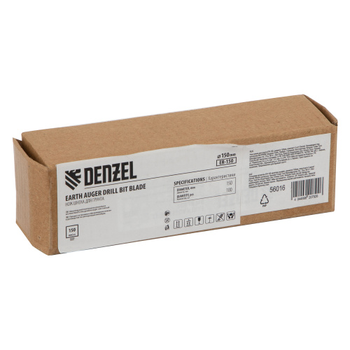 Нож шнека для грунта ER-150, диаметр 150 мм, комплект 2 шт Denzel по ценам производителя в Челябинске с доставкой по всей России