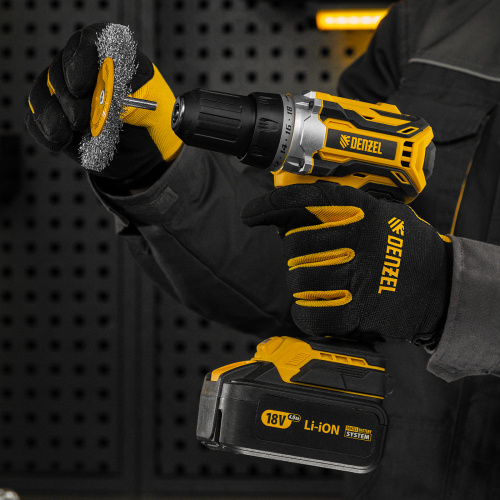 Щетка для дрели 100 мм, Плоская, со шпилькой, нержавеющая витая проволока Denzel по ценам производителя в Челябинске с доставкой по всей России