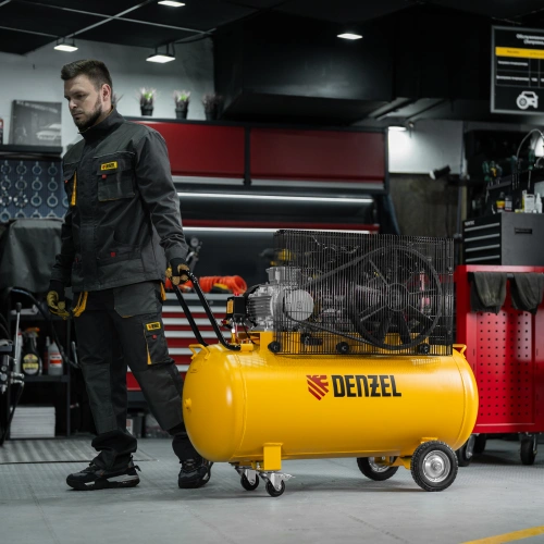 Компрессор воздушный рем. привод BCV 4000-T/200, 4,0 кВт, 200 литров, 690 л/мин Denzel по ценам производителя в Челябинске с доставкой по всей России