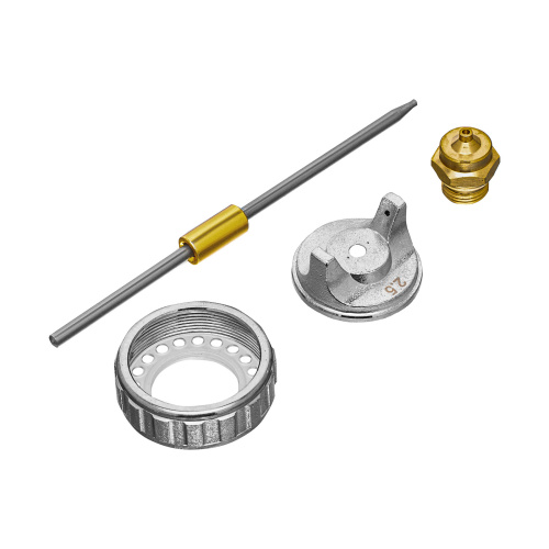 Ремкомплект для краскораспылителя 4 предмета: сопло 2,5 мм, игла, форсунка, зажим сопла Matrix по ценам производителя в Челябинске с доставкой по всей России