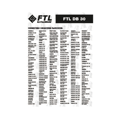 Мешок-пылесборник FTL DB 30 (комплект 5 шт.) по ценам производителя в Челябинске с доставкой по всей России