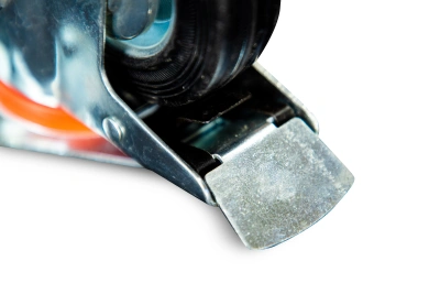 Колесо поворотное резина SCb 93 75 мм с тормозом (Y) по ценам производителя в Челябинске с доставкой по всей России