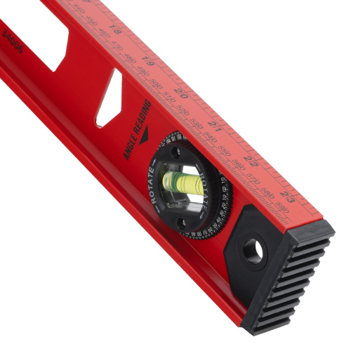 Уровень алюминиевый "Рельс", 600 мм, 3 глазка, усиленный Matrix по ценам производителя в Челябинске с доставкой по всей России