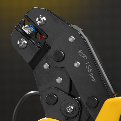 Клещи для обжима неизолированных наконечников НК и НВ, разъемов РП, 1,5 - 6 мм2 Denzel по ценам производителя в Челябинске с доставкой по всей России