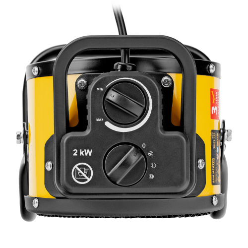 Тепловая пушка, керамический нагреватель (тепловентилятор) DHC 2-100, 230 В, 0.025/1/2 кВт Denzel по ценам производителя в Челябинске с доставкой по всей России