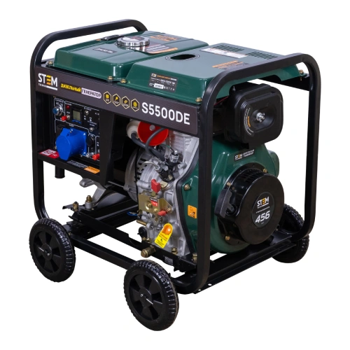 Генератор дизельный STEM Techno S5500DE (5.5 кВт, электростартер, дисплей, подогрев) по ценам производителя в Челябинске с доставкой по всей России
