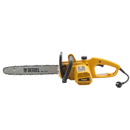 Пила цепная электрическая EDS-2000P, 2 кВт,поперечная, шина 40 см, шаг 3/8, паз 1.3 мм, 57 звеньев Denzel по ценам производителя в Челябинске с доставкой по всей России