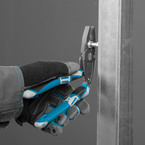 Плоскогубцы комбинированные с изогнутой головой, трехкомпонентные рукоятки, 200 мм Gross по ценам производителя в Челябинске с доставкой по всей России