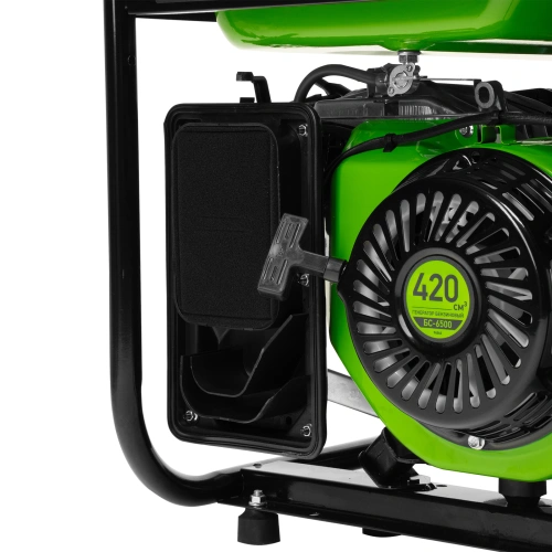 Генератор бензиновый БС-6500, 5.5 кВт, 230В, четырехтактный, 25 л, ручной стартер Сибртех по ценам производителя в Челябинске с доставкой по всей России